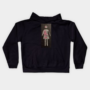 Deep in thought in womanhood Kids Hoodie